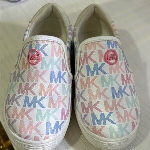 Michael Kors Kids Pastel Logo Slip-On Sneakers